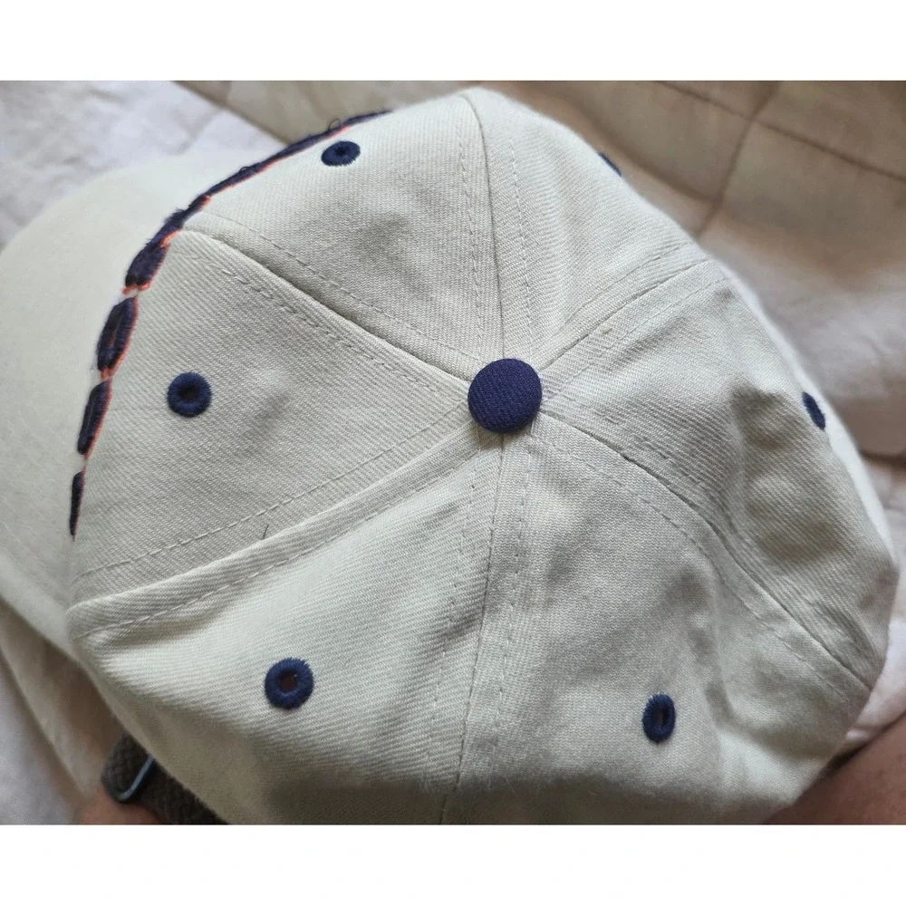Twins Enterprise Denver Broncos Hat Mens 7 3/8 Cream Good Vintage NFL Cap